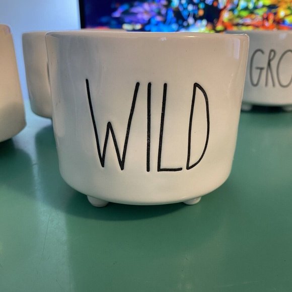 Set of 5 Rae Dunn Mini Planters - Picture 9 of 11